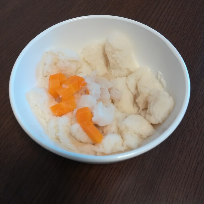 離乳食後期 たらとにんじんのてづかみ食べパン粥 レシピ 作り方 By もん1223 楽天レシピ 離乳食後期 たらとにんじんのてづかみ食べパン粥 レシピ 作り方 By もん1223 楽天レシピ